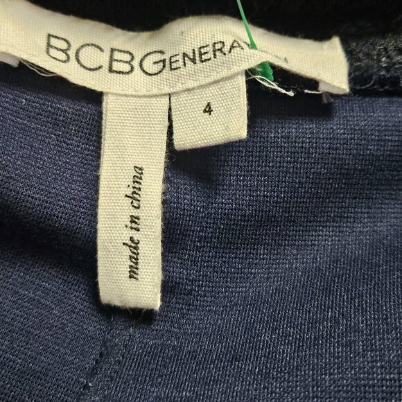 BCBGeneration Navy Blue Sleeveless Mini Dress Size 4 - Picture 3 of 5